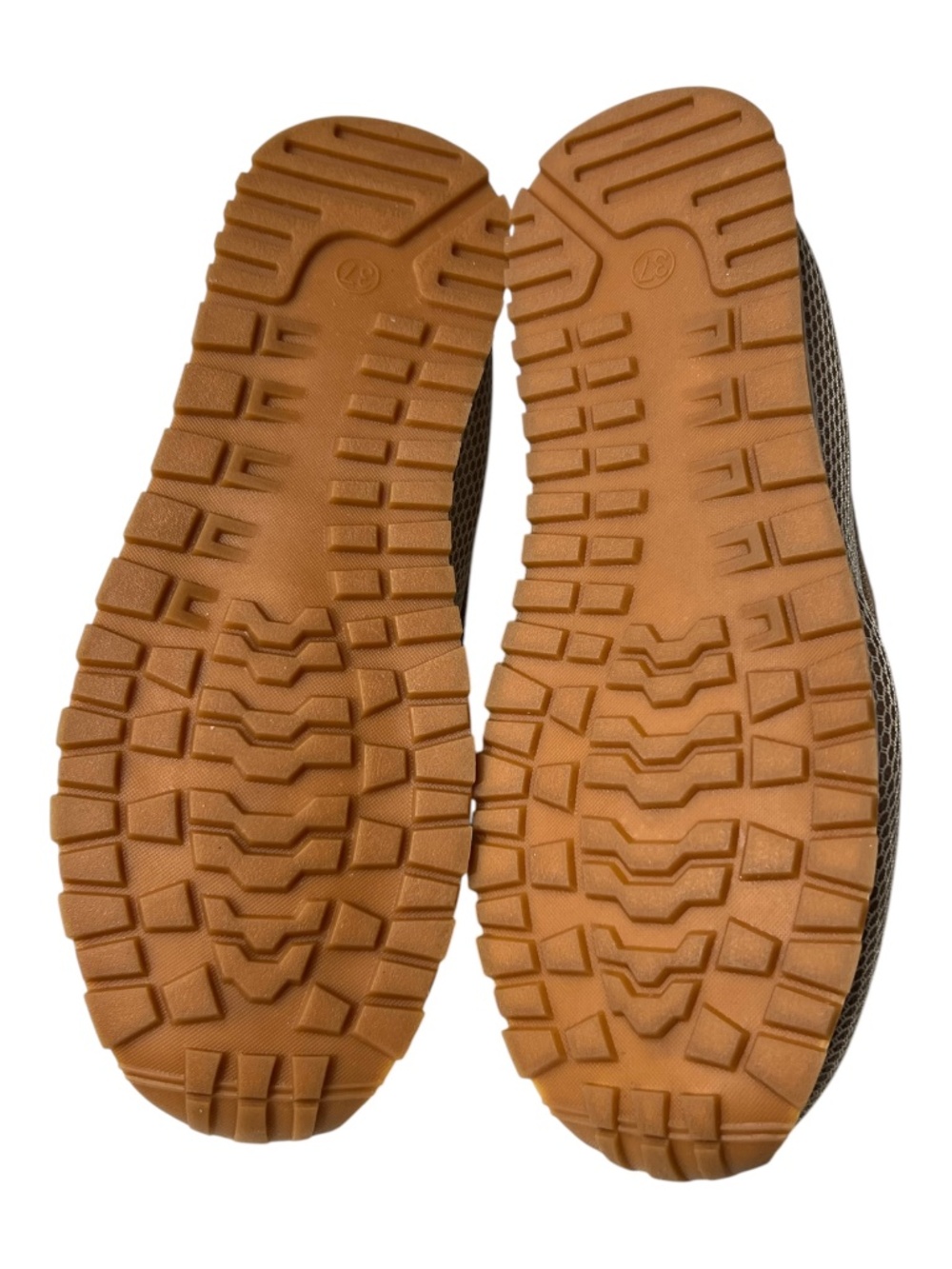 NWOT Tan Orthopedic Loafers Gold Hardware Comfort Slip Ons | EU 37 (US 7) - Picture 5 of 6